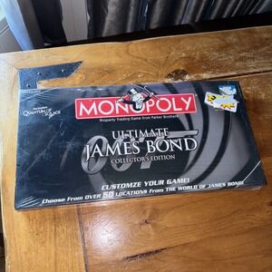 2008 Ultimate James Bond Monopoly Collector's Edition Factory SEALED Read